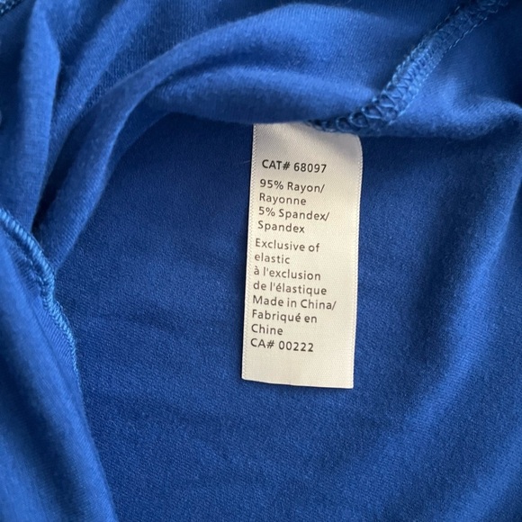 [10]VTG Together Blue Ruffled V-Neck Tiered Midi Dress - Picture 16 of 16